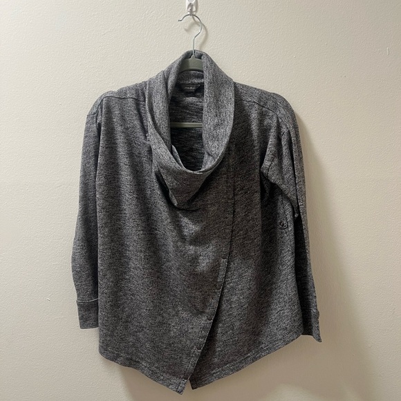 Eddie Bauer Sweaters - Eddie Bauer Charcoal Cowl Neck Sweater